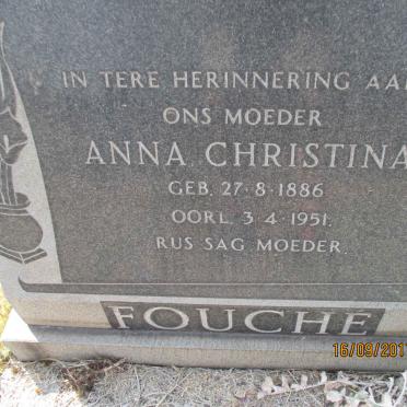 FOUCHE Anna Christina 1886-1951
