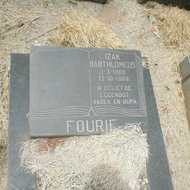 FOURIE Izak Barthlomeus 1900-1969