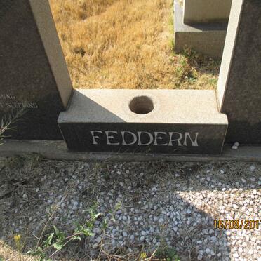 FEDDERN Henry Johannes Wilhelm 1902-1983 &amp; Elizabeth Catharina Johanna 1904-1971