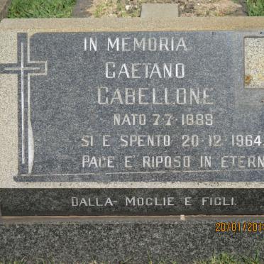 GABELLONE Gaetano 1889-1964