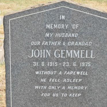 GEMMELL John 1915-1975