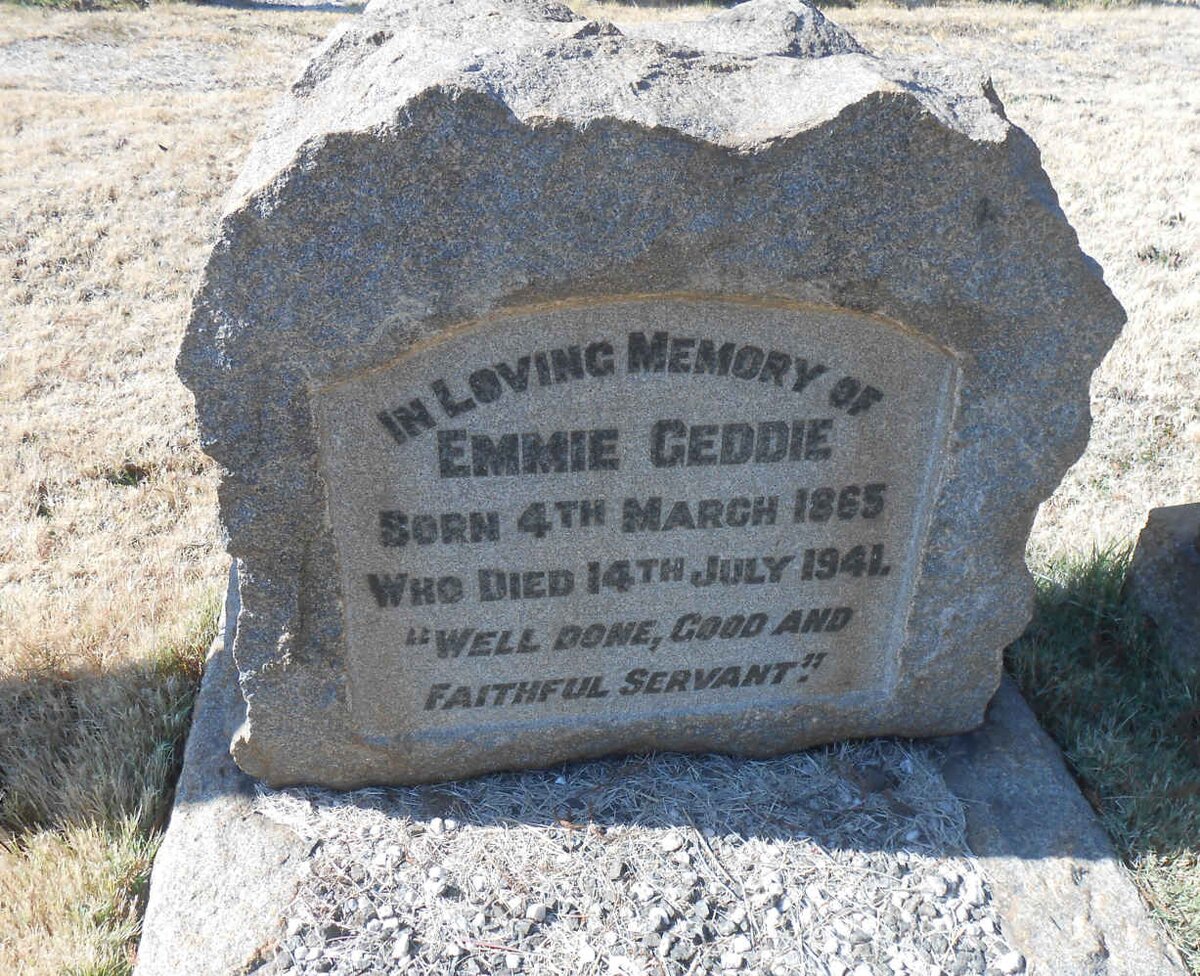 GEDDIE Emmie 1865-1941