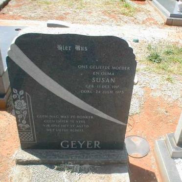 GEYER Susan 1917-1973