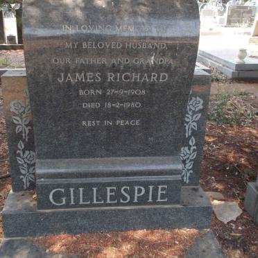 GILLESPIE James Richard 1908-1980