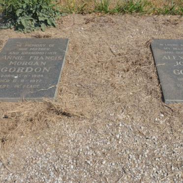 GORDON Annie Francis Morgan 1894-1977 :: GORDON Alexander Joseph -1974