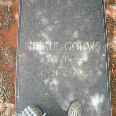 GOUWS Niekie 1929-1980