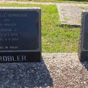 GROBLER Hendrik C.I. 1888-1965 &amp; Cirkia J. 1890-1974