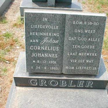 GROBLER Cornelius Johannes 1951-1985
