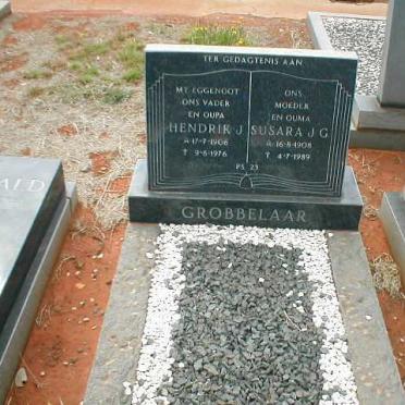 GROBBELAAR Hendrik J. 1906-1976 &amp; Susara J.G. 1908-1989