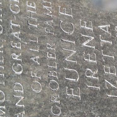 GROBLER Antonie Christoffel 1918-1993 &amp; Eunice Irene Izetta 1922-1987 