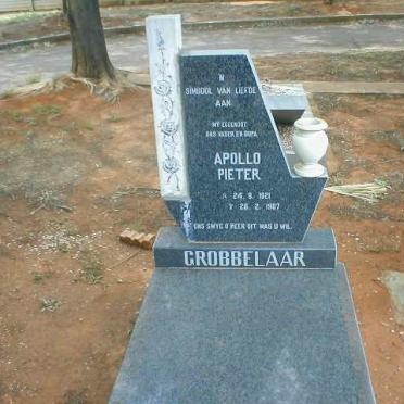 GROBBELAAR Apollo Pieter 1921-1987