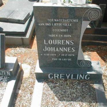 GREYLING Lourens Johannes 1914-1979