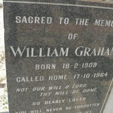 GRAHAM William 1909-1964