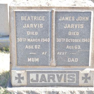 JARVIS James John -1940 &amp; Beatrice -1940