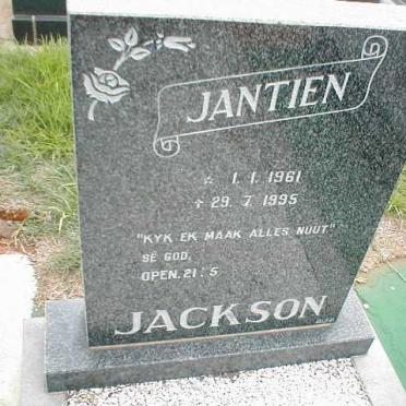 JACKSON Jantien 1961-1995