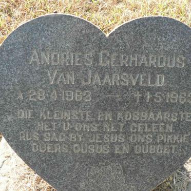 JAARSVELD Andries Gerhardus, van 1963-1963