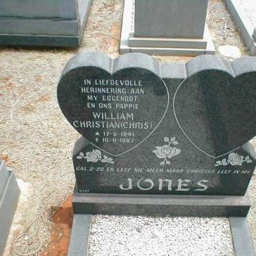 JONES William Christian  1941-1987