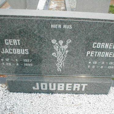 JOUBERT Gert Jacobus 1927-1995 &amp; Cornelia Petronella 1937-1989