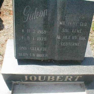 JOUBERT Gideon 1959-1979