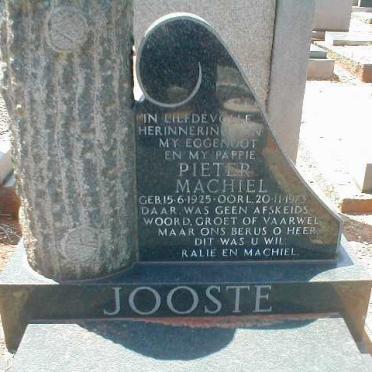 JOOSTE Pieter Machiel 1925-1973