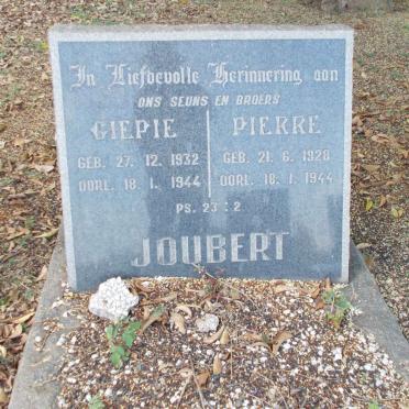 JOUBERT Pierre 1928-1944 :: JOUBERT Giepie 1932-1944