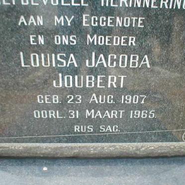 JOUBERT Louisa Jacoba 1907-1965