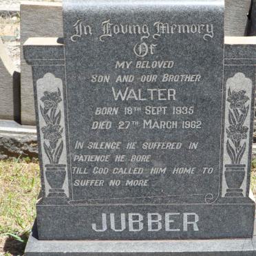 JUBBER Walter 1935-1962