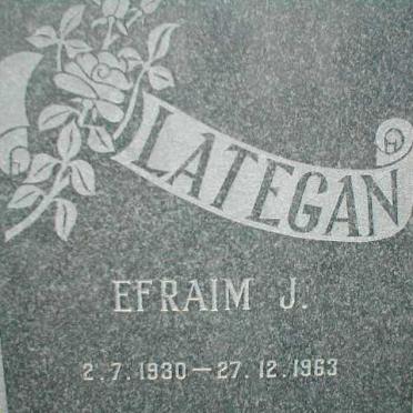 LATEGAN Efraim J. 1930-1963