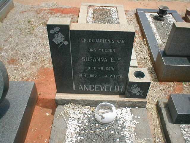 LANGEVELDT Susanna E.S. nee KRUGER 1882-1970