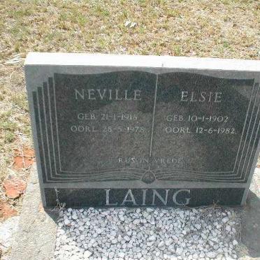 LAING Neville 1918-1978 &amp; Elsie 1902-1982