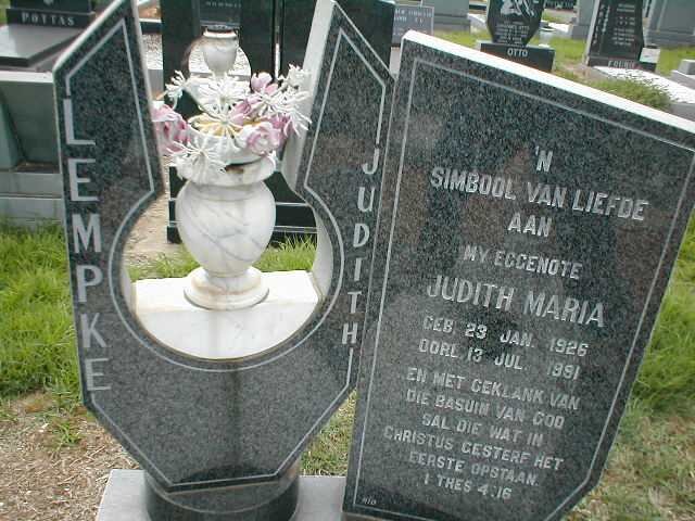 LEMPKE Judith Maria 1926-1991