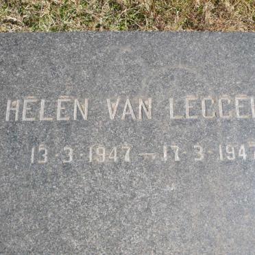 LEGGELO Helen, van 1947-1947