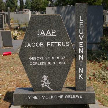 LEUVENNINK Jacob Petrus 1937-1990