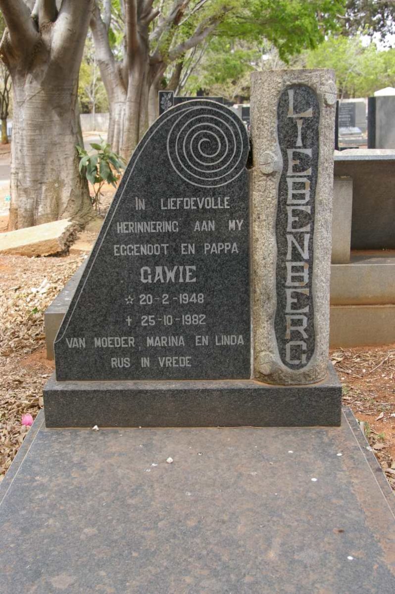 LIEBENBERG Gawie 1948-1982