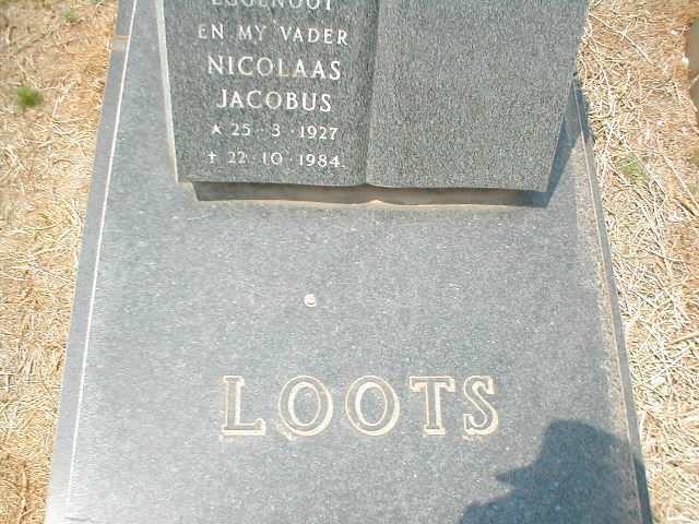 LOOTS Nicolaas Jacobus 1927-1984