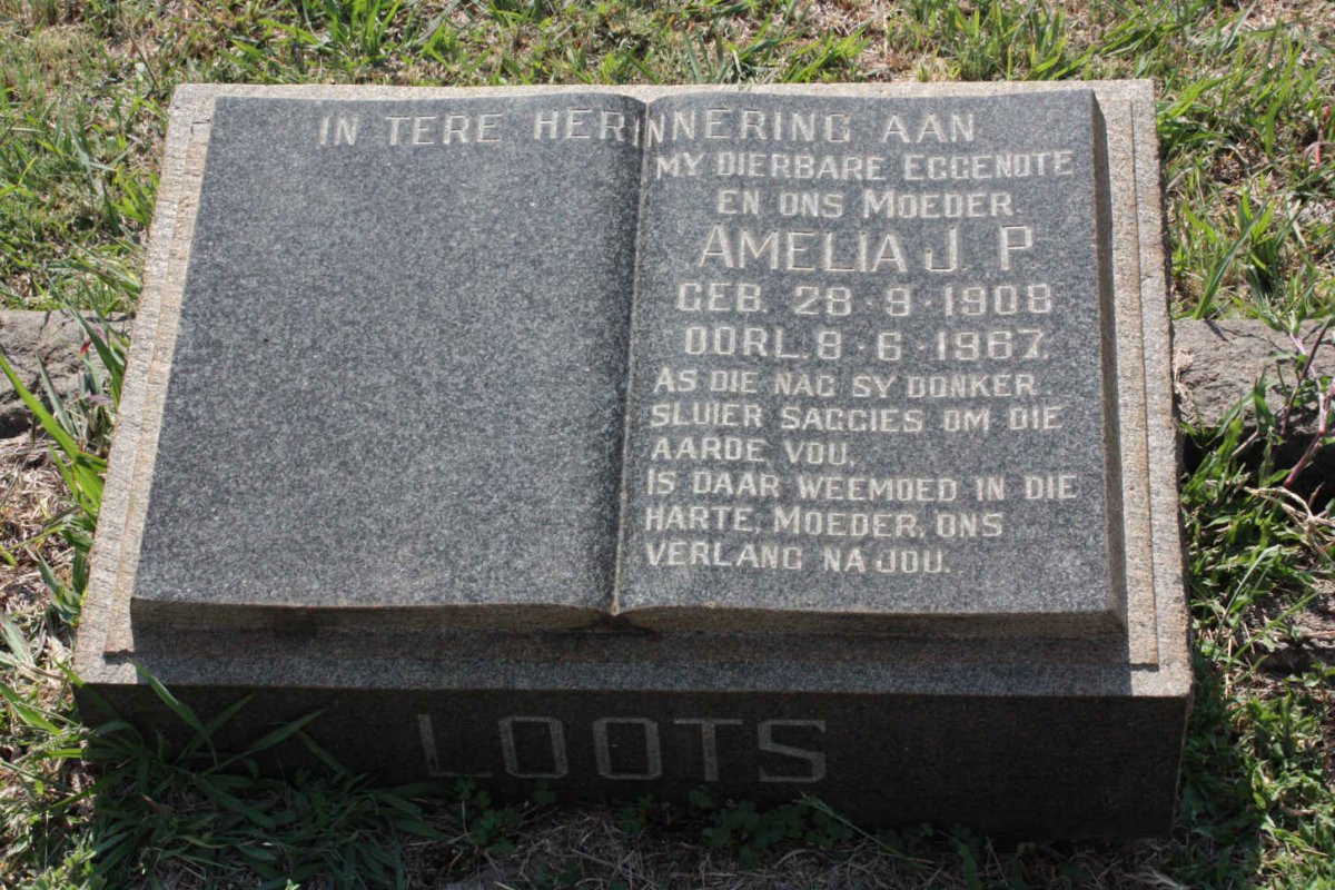 LOOTS Amelia J.P. 1908-1967 :: LOOTS Danie 1948-1969