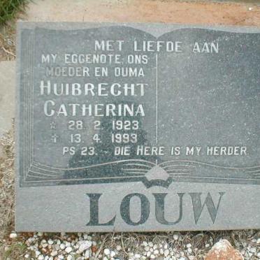 LOUW Huibrecht Catherine 1923-1993
