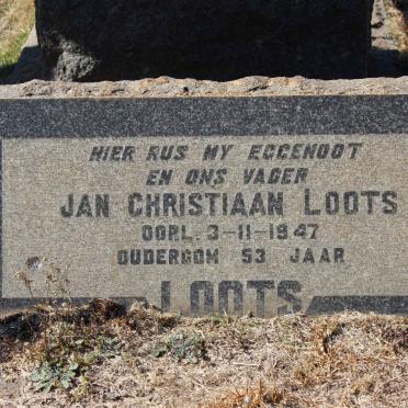 LOOTS Jan Christiaan -1947