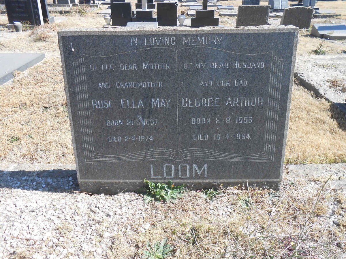 LOOM George Arthur 1896-1964 &amp; Rose Ella May 1897-1974