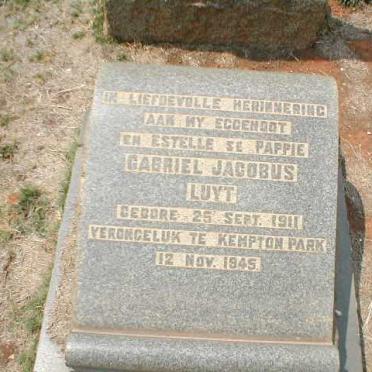 LUYT Gabriel Jacobus 1911-1945
