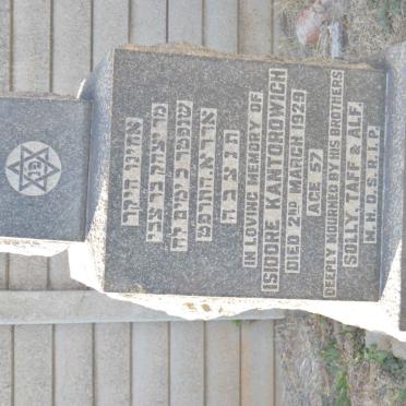 KANTOROWICH Isidore -1929