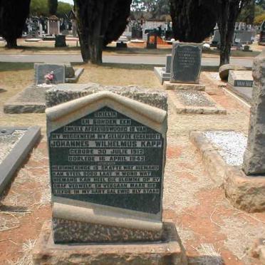 KAPP Johannes Wilhelmus 1912-1942