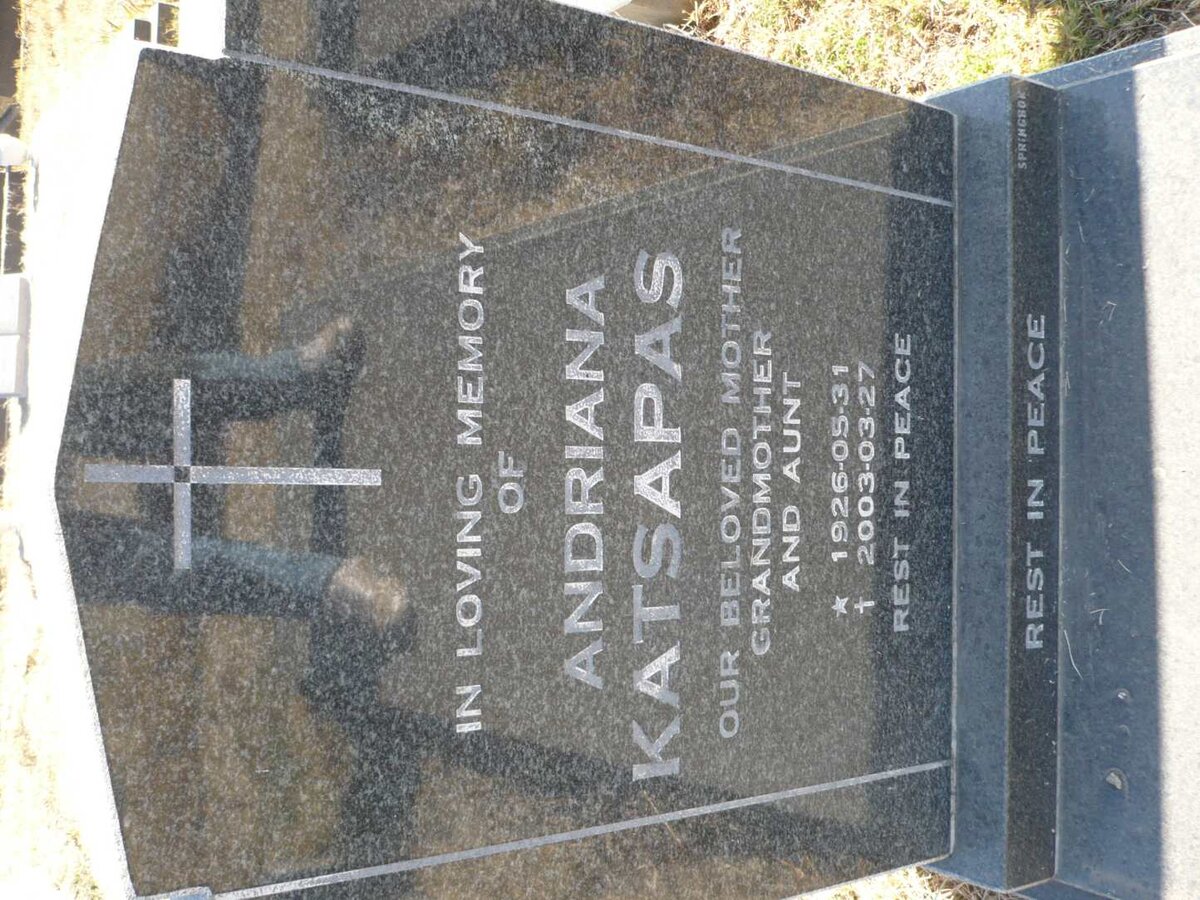 KATSAPAS Andriana 1926-2003