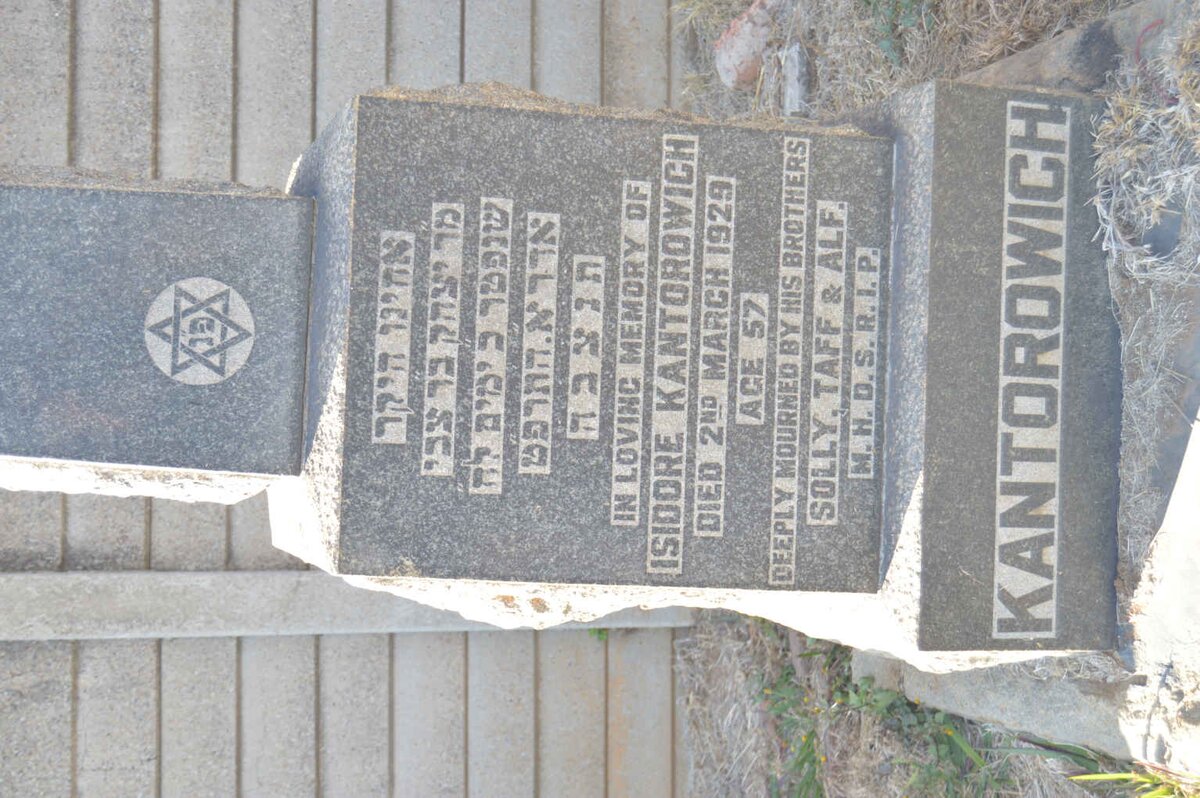 KANTOROWICH Isidore -1929