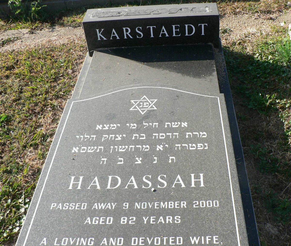 KARSTAEDT Hadassah -2000