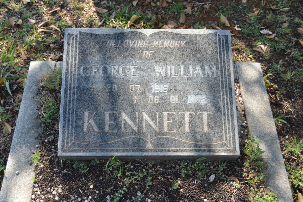 KENNETT George William 1916-1992
