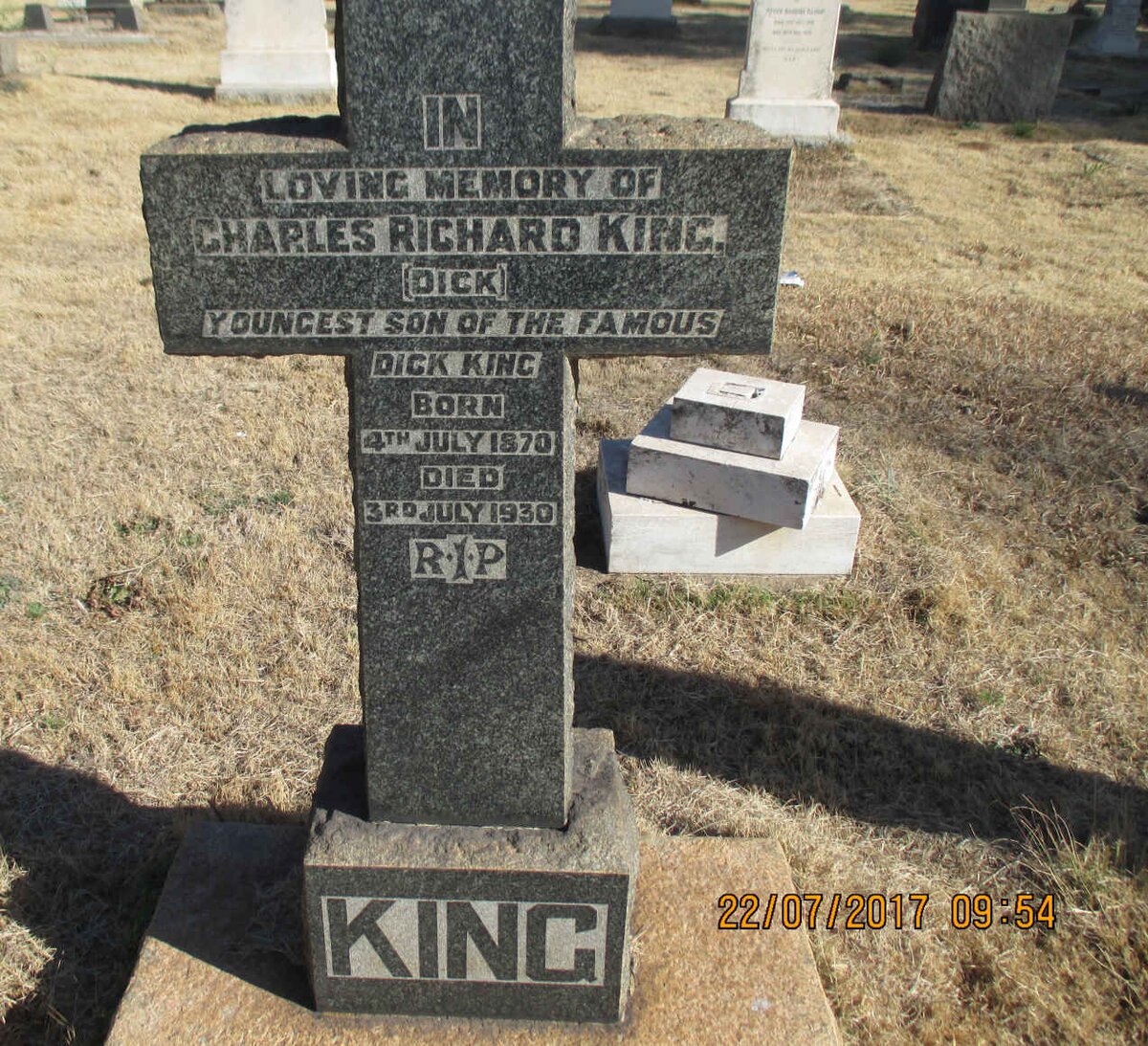 KING Charles Richard 1870-1930