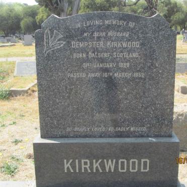 KIRKWOOD Dempster 1888-1952