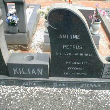KILIAN Antonie Petrus 1926-1972