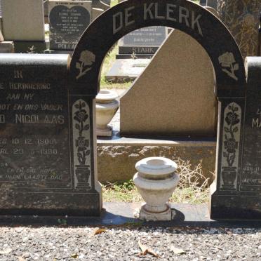 KLERK Dawid Nicolaas, de 1900-1930 &amp; Maria Elizabeth CRONJE 1896-1963